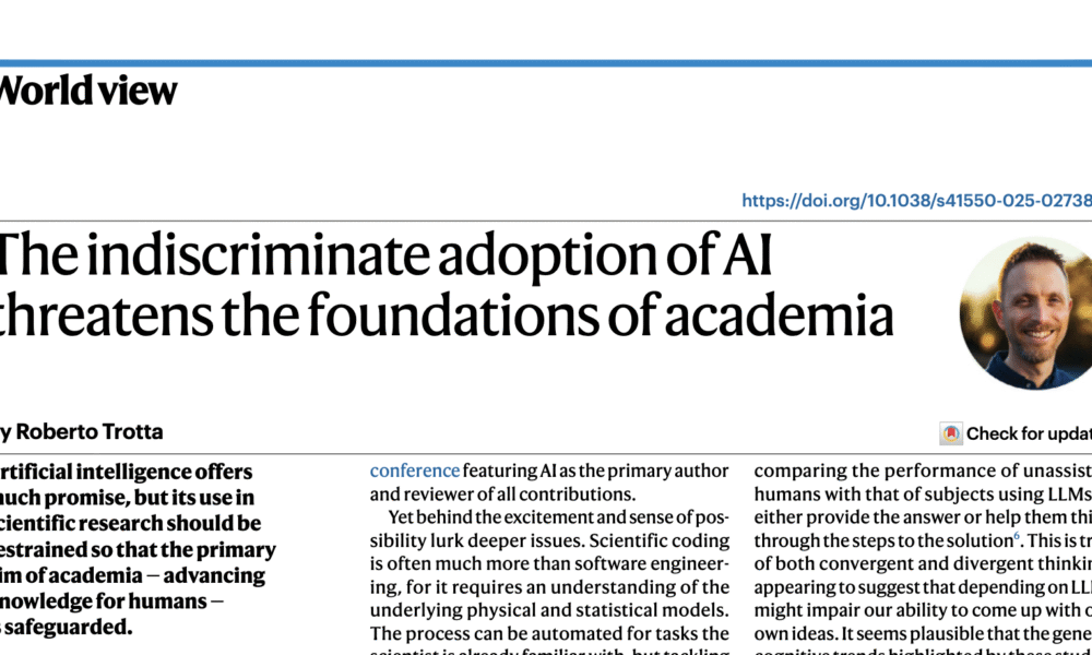 On the indiscriminate adoption of AI